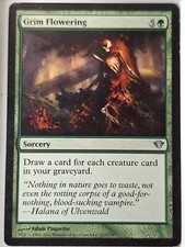 Grim Flowering - Dark Ascension - Magic the Gathering MTG Nice!