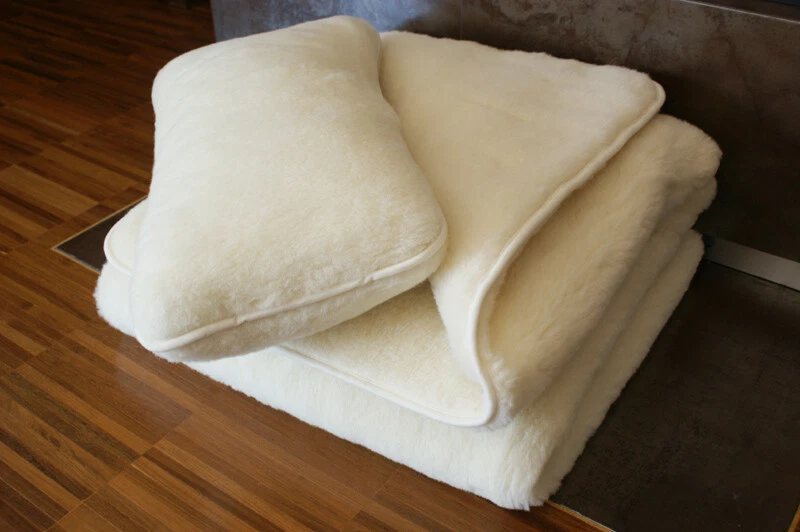 Premium Wool Blanket Wool Australian Double Layer Duvet Sheep Merino Duvet - Image 2 of 4