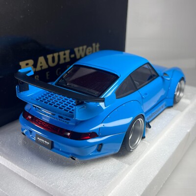 1/18 Autoart Porsche 993 RWB Sky Blue / Gun Grey Wheels 78152 | eBay