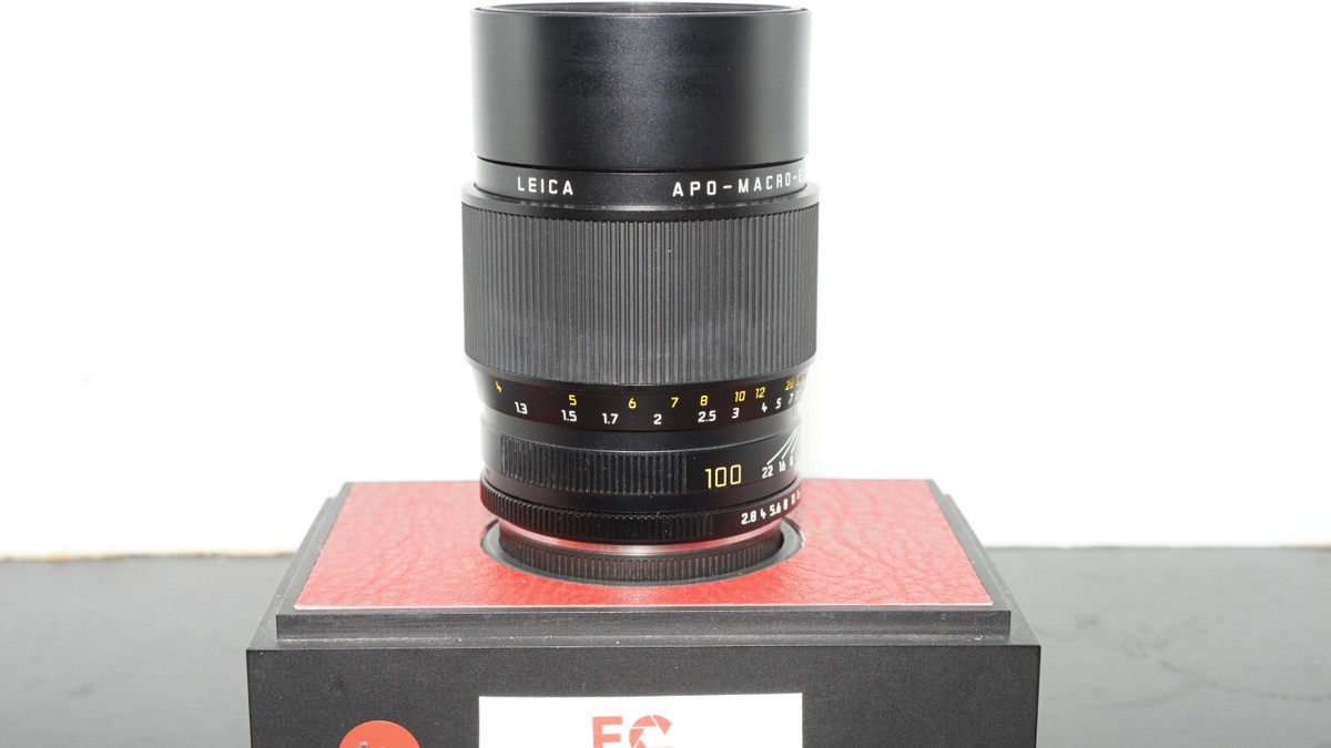 LEICA-Macro-Elmarit-R 100 mm f/2.8 MF 3 Cam Lens #3496356 GREAT