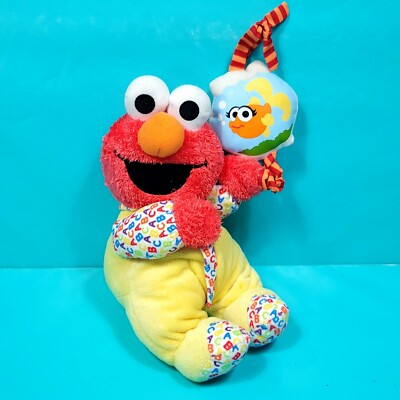 【リリー】【6キロ】ELMO ORGANIC 1歳〜 Sesame Street Baby Elmo World Dorothy Fish Music Pull String Crib