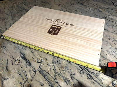 CH. SMITH HAUT LAFITTE  WOOD CRATE WINE PANEL 19 5/8'' X 13'' X 3/8'' LARGE PANEL