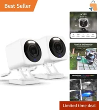 Advanced Motion-Activated 2.5K Security Camera Set for Indoor/Outdoor Protection