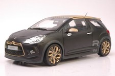 Citroen DS3 Racing 2013 model car in Black Matt /Gold 1/18