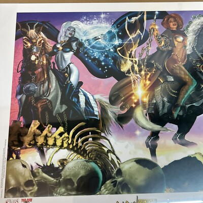 Lady Death Medieval Witchblade By Greg Horn Signed Numbered Art