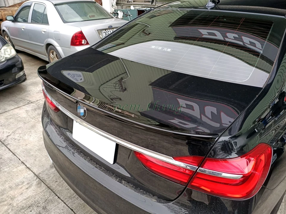 750Li 16-22 apto para BMW Serie 7 G11 G12 4 puertas estilo A alerón de maletero pintado Foto 3 de 4