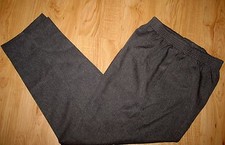 Y.T. SPORT MADE IN USA GRAY - 100% POLYESTER - ELASTIC WAIST PANTS - 12