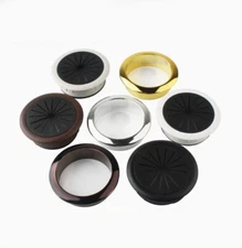 1Pcs Office Computer Grommet Wire Hole Cover Desk Table Cable Fastener Line Box