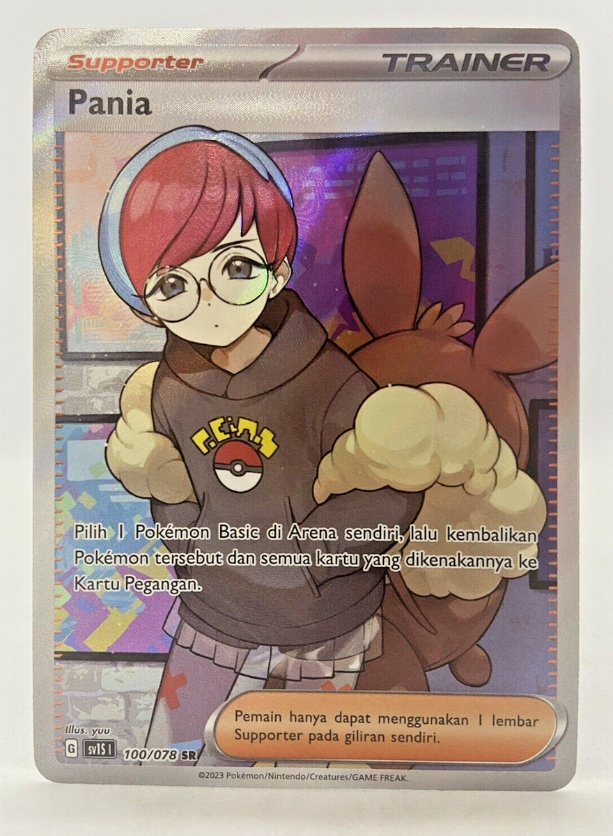 Pokemon Card Indonesia Penny Pania SV1S 100/078 SR FA Super Rare