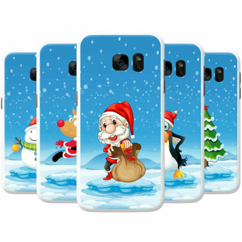 Joyful Christmas Time In Snow Snap-on Hard Case Phone Cover for Samsung Phones - Picture 1 of 6