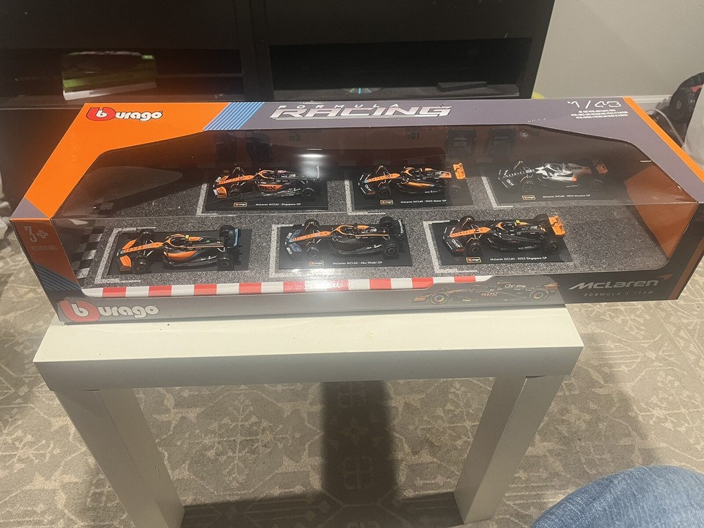 Bburago 1:43 McLaren Formula Racing Die-cast Model 6-pack NEW Unopened