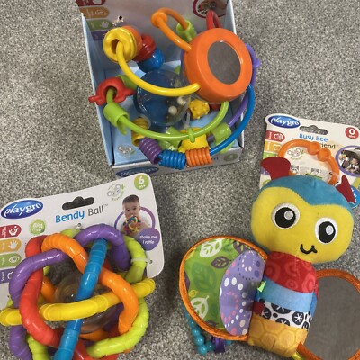 Playgro Bendy Ball, Busy Bee Kinderwagen Freund, Spiel- und Lernball Brandneu