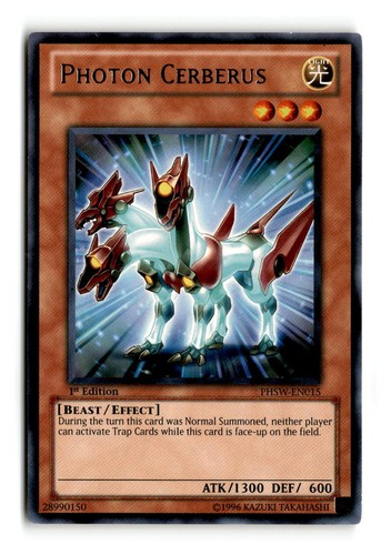 Yugioh! Mythical Beast Cerberus - SDSC-EN015 - Common - 1st Edition Near  Mint, E