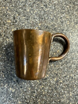 British Royal Navy Copper 1/2 Gill Grog Rum MeasureHalf-gill   pint stamped Gift