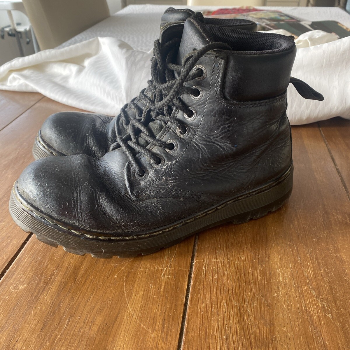 Dr Martens Airwair Safety Boots Size UK Steel Toes