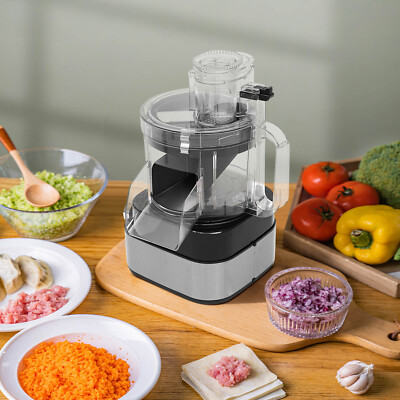 600W Electric Food Chopper Electric Stainless Steel Processor Meat Grinder Mixer