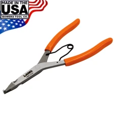 Lang 9" Right Angle 90 Degree Lock Ring Pliers Snap Retaining Polish Finish USA