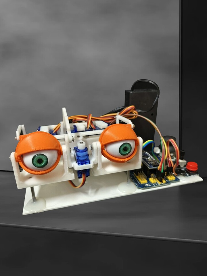 Animatronic Eyes DIY kit for Arduino Bionic robot SG90 servo Joystick ...