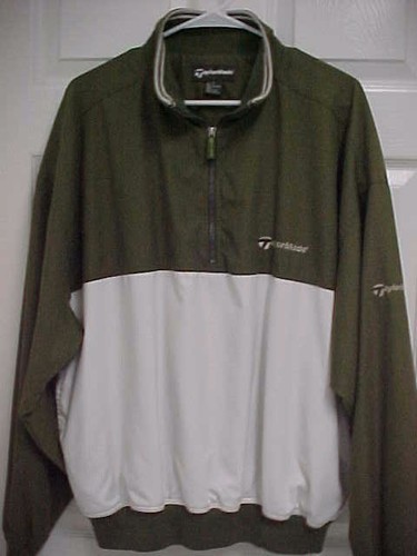 Golf Jacket Pullover Windbreaker L 