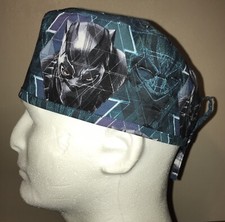 Marvel Black Panther Scrub Hat Chemo Cap