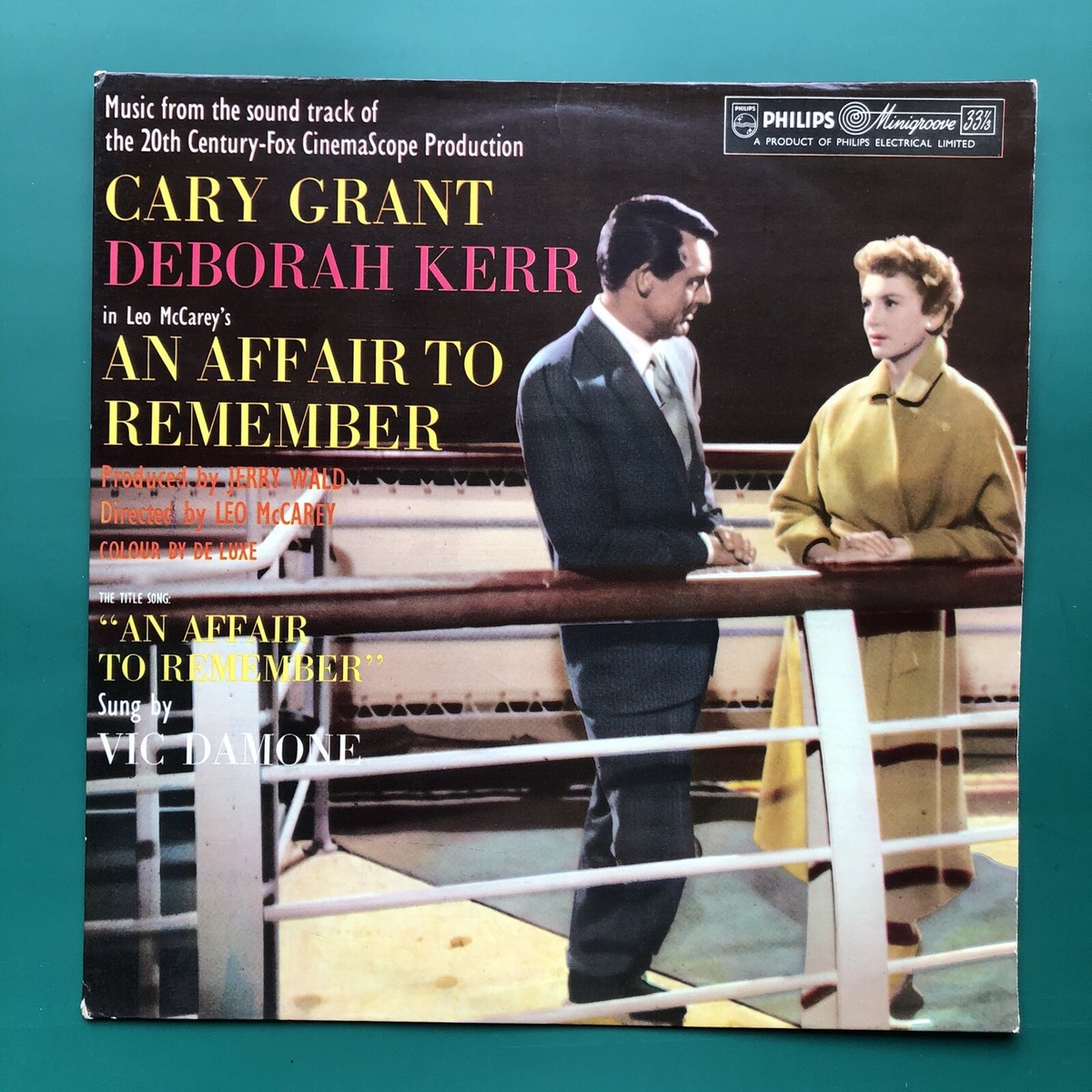Friedhofer AFFAIR TO REMEMBER Film Soundtrack OST LP Cary Grant
