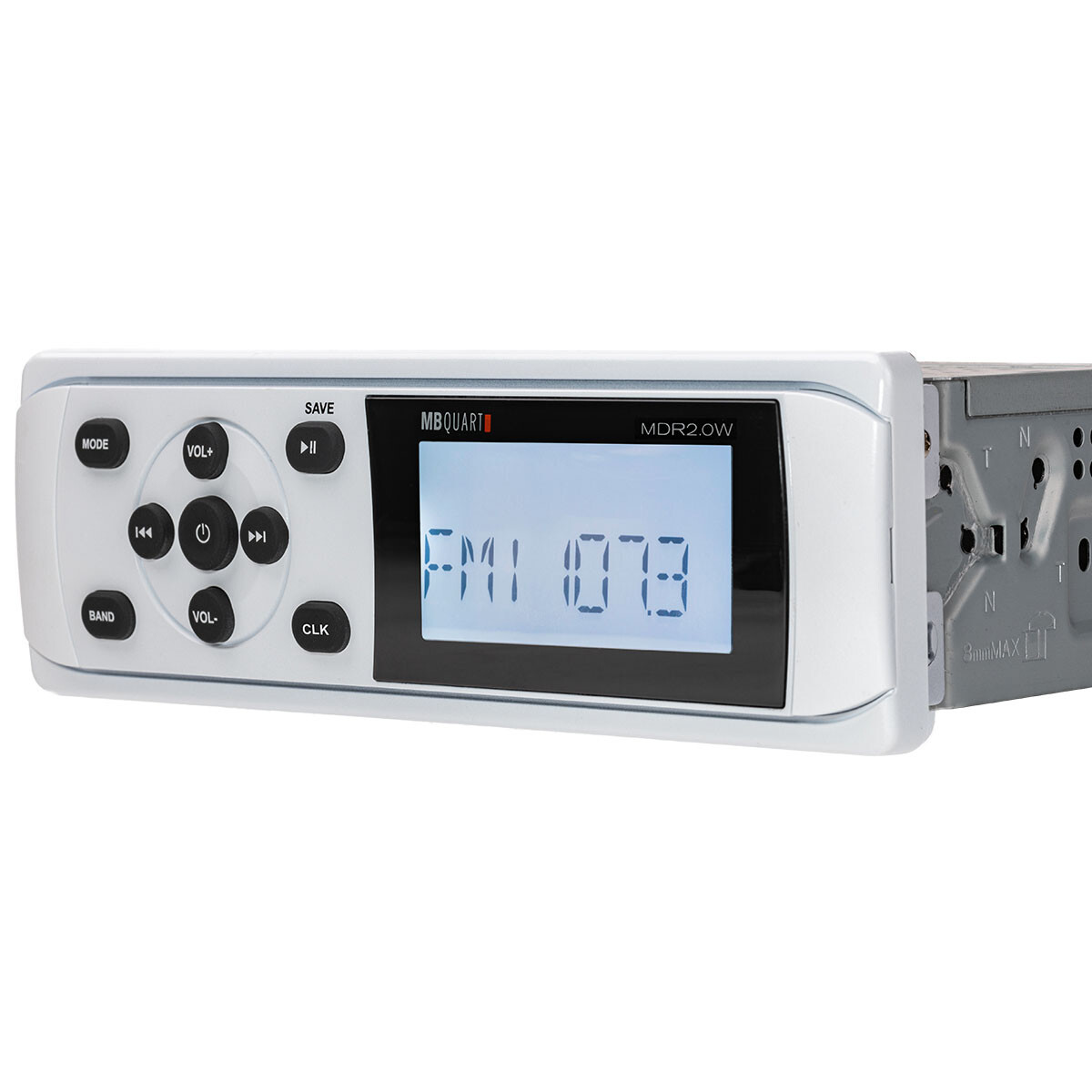 AMFM-приемник для морских судов емкостью 20 Вт с Bluetooth4 Rockville 8 динамиков