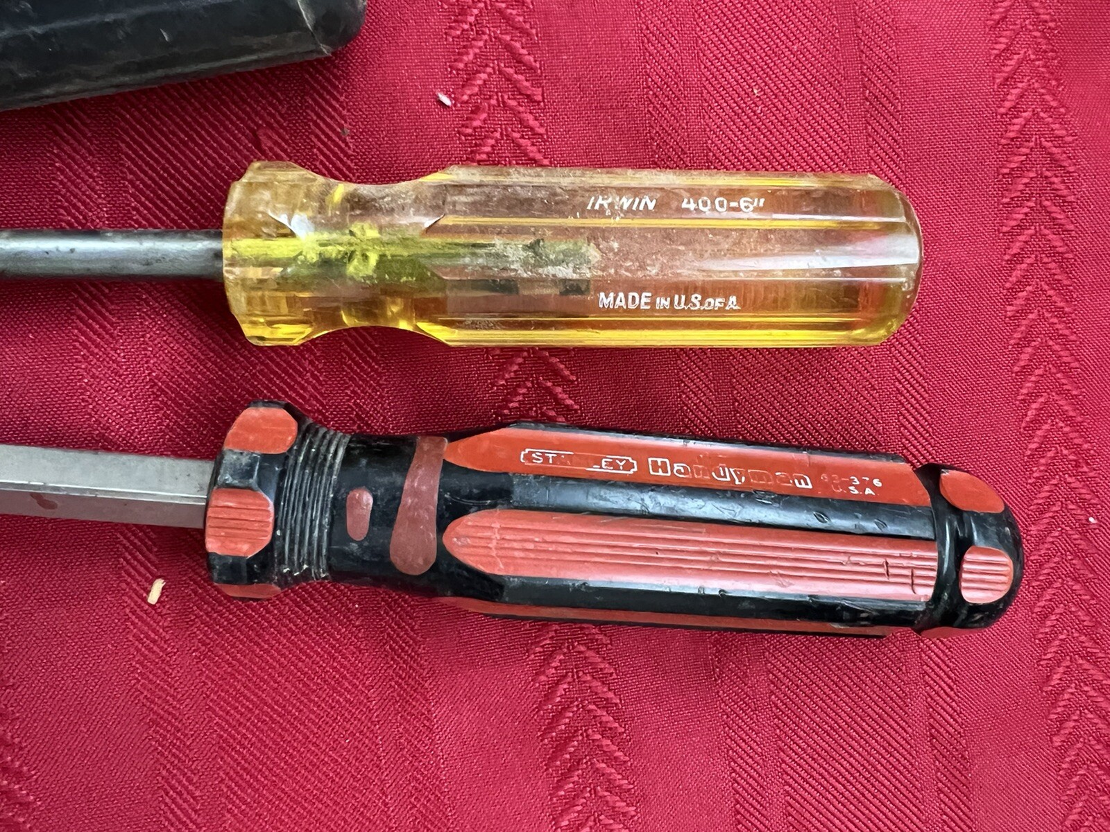 Vintage Lot PROTO Irwin Mac Stanley Phillips SCREWDRIVERS WOOD Plastic