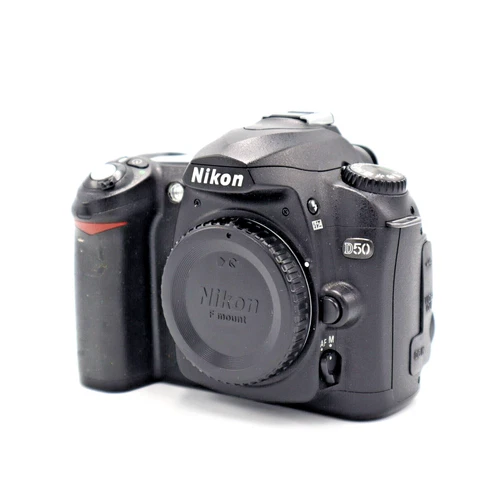 Nikon D50 6.1 MP Digital SLR Camera - Black (Body Only, Battery, Charger) - 401
