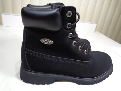 Lugz Brace Lace Up Womens Black Casual Boots WBRACHD-001 size 8.5 ~ NEW/unused