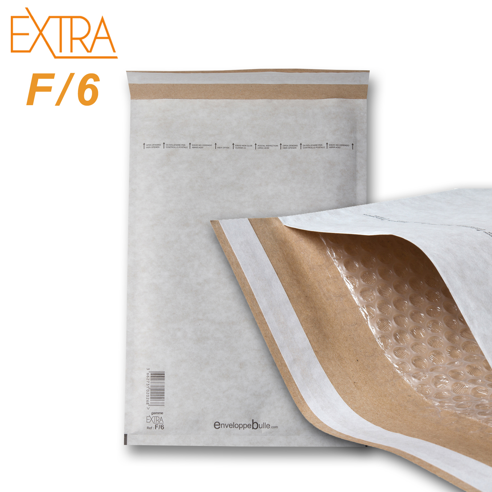 Enveloppes à bulles extra rigides anti-torsion F/6 220x335mm pour expédition sécurisée