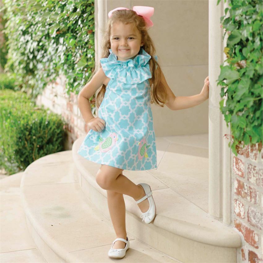 blue dress for baby girl Mud Pie Pink Gingham 1st Birthday Cake Smash Set – Carolina Girls main image 1