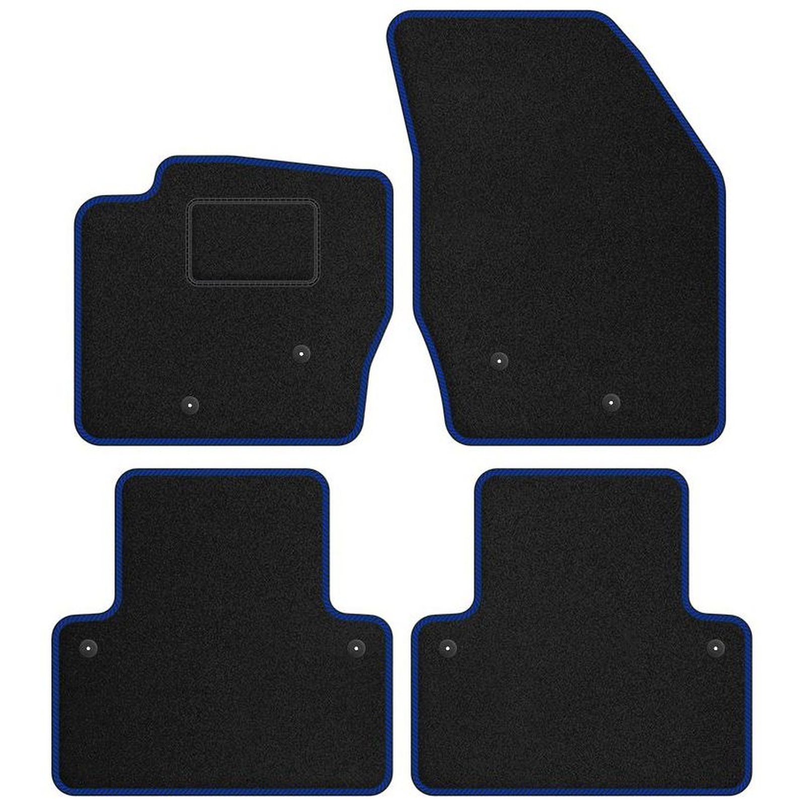 Tapis Sol Velours Bleu XC90 I | Élégance Quotidienne