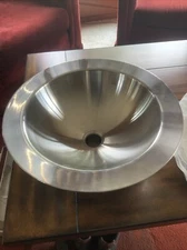 DECOLAV brushed stainless steel vessel sink