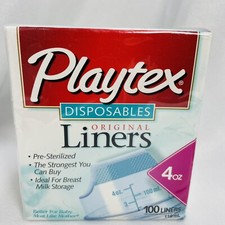 Liners Playtex Disposables Original 4 Oz 100 Box In Original Seal