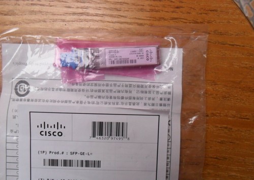 NEW CISCO SFP-GE-L 1300nm 10km Gigabit single-mode fiber optic module - Picture 3 of 4