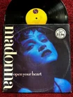 MADONNA OPEN YOUR HEART TRUE BLUE AUSTRALIA 12"  VINYL LP 1986 PROMO PRICE TAG