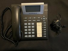Used Grandstream GXP2000 Voip Business Phone with Power Supply - Black