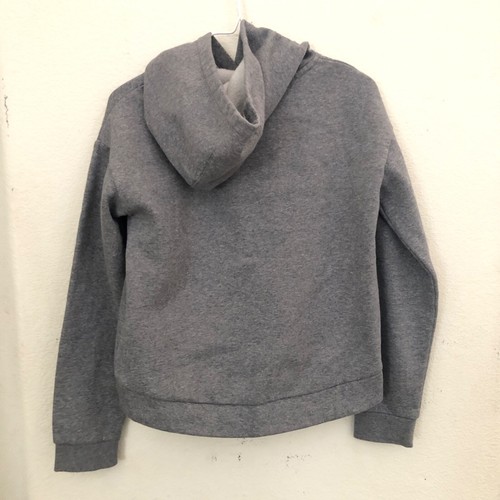 Nike Sportswear Fleece Big Girl Grey Hoodie DC7663 091 Size XL - Picture 2 of 10