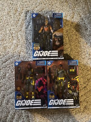 GI JOE CLASSIFIED #39 OutBack & PYTHON PATROL B.A.T. & Cobra Viper Lot of 3