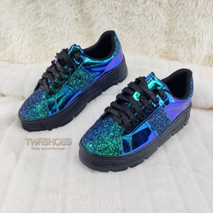 mermaid sequin sneakers