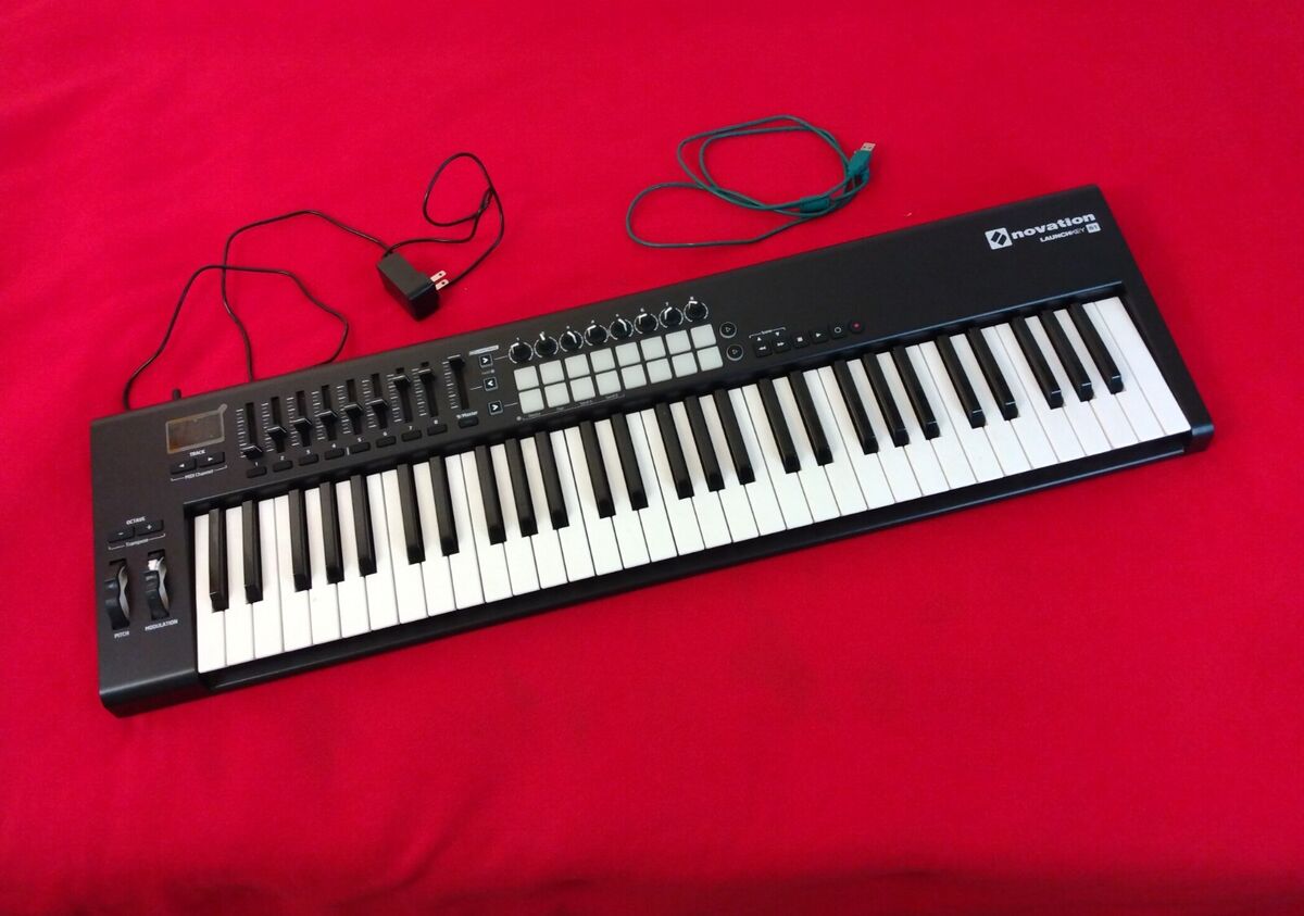 NOVATION LaunchKey 61 MK2 Keyboard MIDI CONTROLLER 61 Keys NOVATION LaunchKey 61 MK2 Keyboard MIDI CONTROLLER 61 Keys