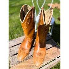 Acme Dingo Brown Cowboy Boots | Size 9.5