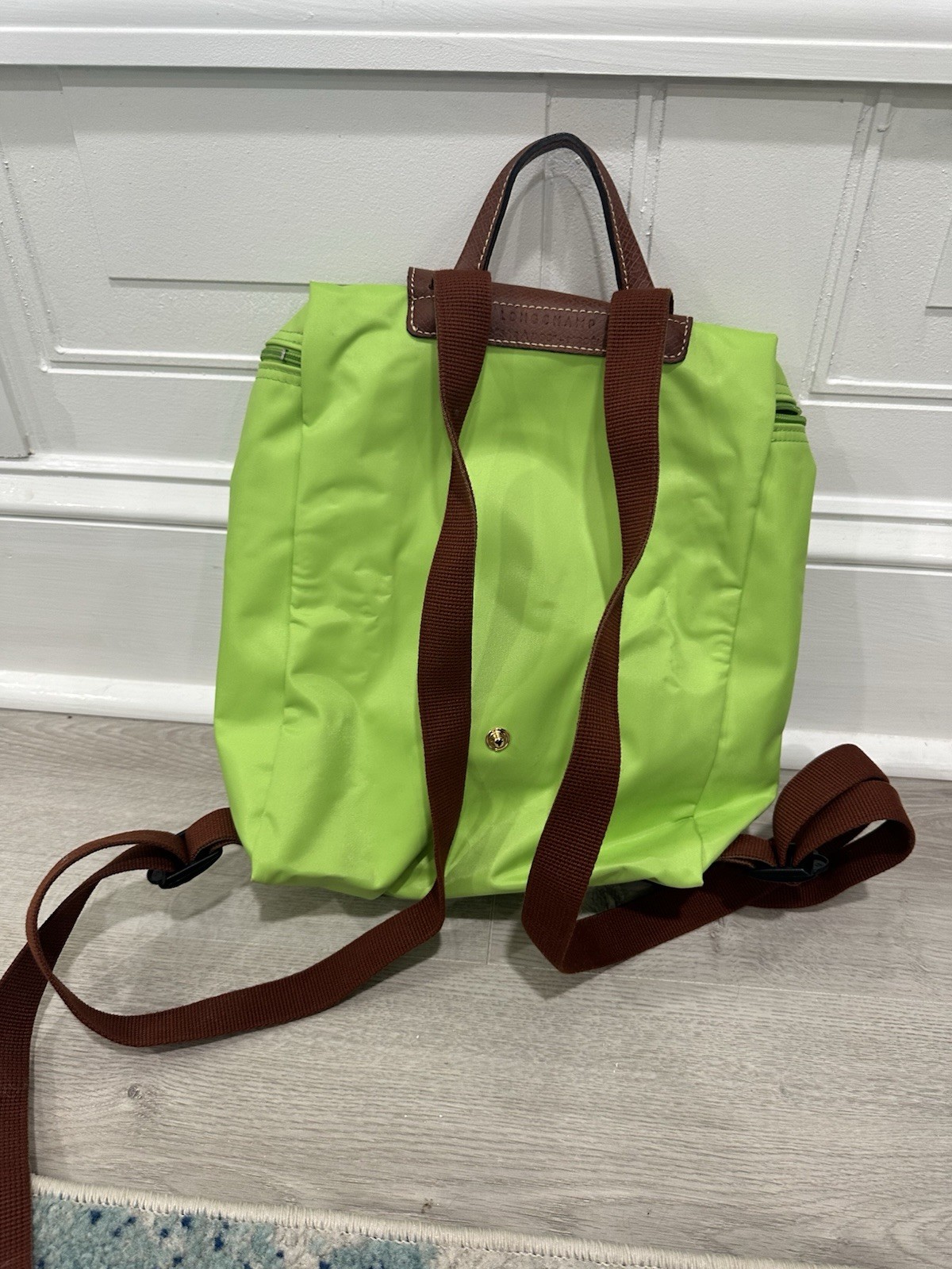 Green Longchamp Small Backpack - image 2