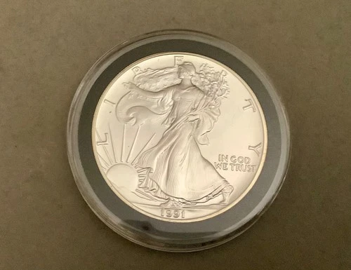 New Listing1991 Walking Liberty 1oz , .999 Silver Dollar