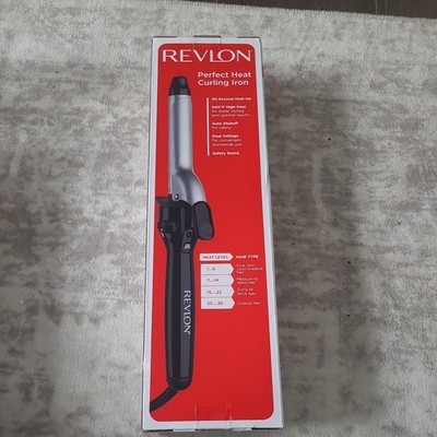 REVLON Perfect Heat Curling Iron 1'' Ceramic Barrel Perfect Heat Curling Iron 