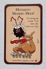 Munchkin Mistakenly Modified Moop! Promo Card. Steve Jackson Games