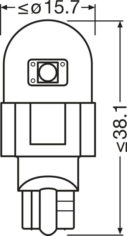 Ampoule éclairage intérieur 921DWP-2BL ams-OSRAM contre l'obscurité