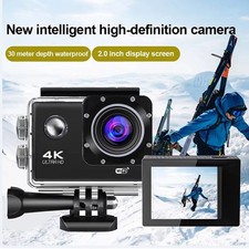 Action Camera 4K Sport Go Pro 170° Ultra HD 20MP WiFi Impermeabile Telecomando~