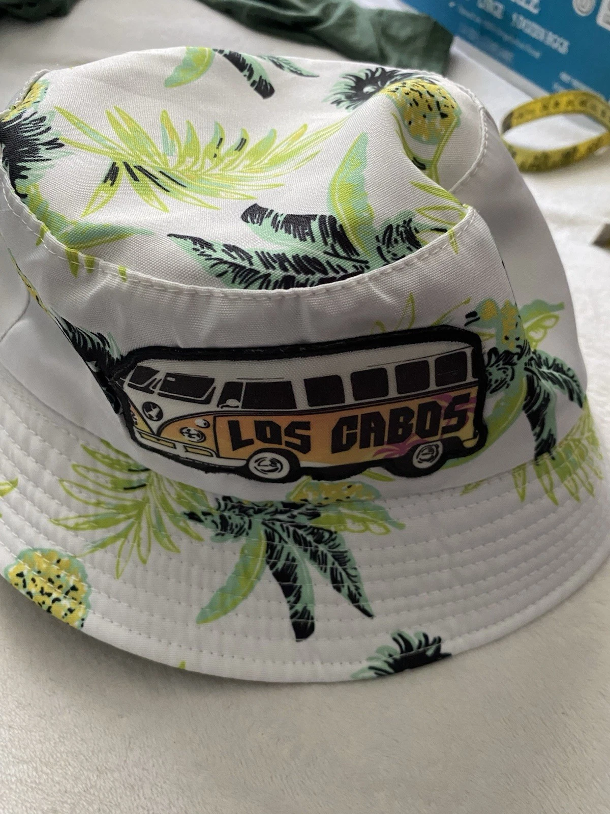 VGC Los Cabos Reversible Bucket Hat Bus Van Stephanie Polo Club One Size