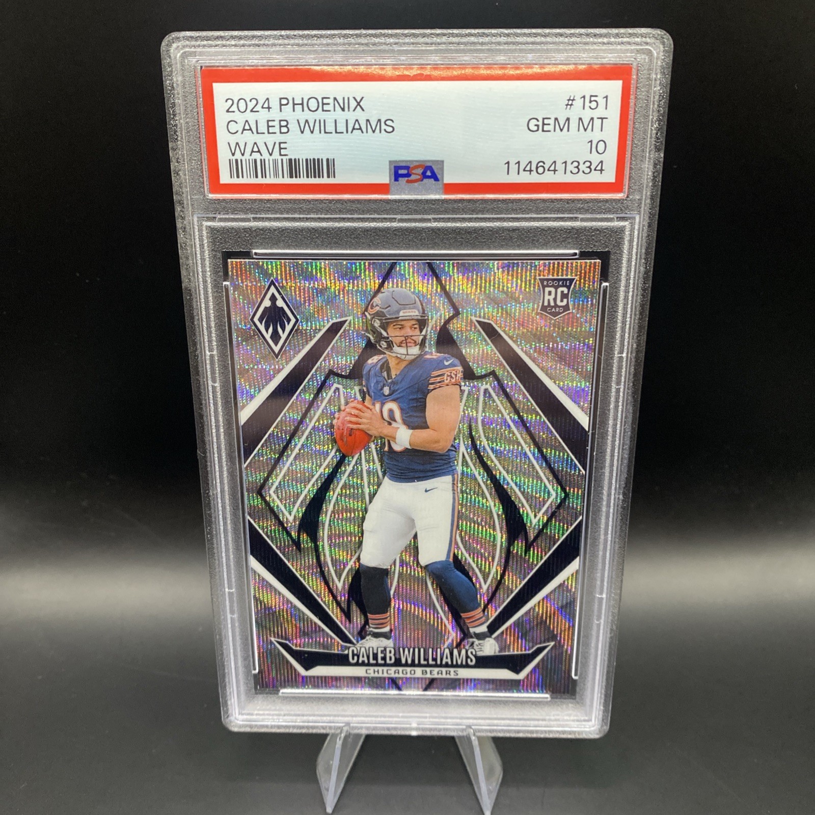 2024 Panini Phoenix - Caleb Williams #151 Wave (RC) PSA 10